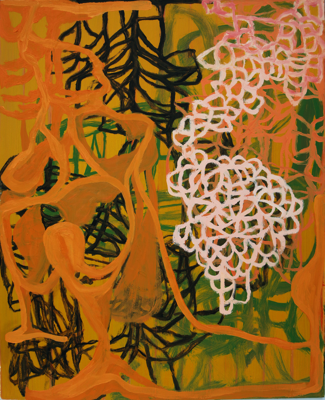 Dances Nr. 4 2024 Öl auf Leinwand 120 x 100 cm WEB OPT